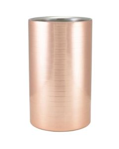 GenWare Ribbed Copper Plated Wine Cooler
