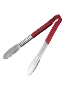 Colour Coded Serving Tong 290mm - Red