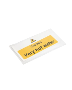 Sign - Caution - Very Hot Water - Self Adhesive