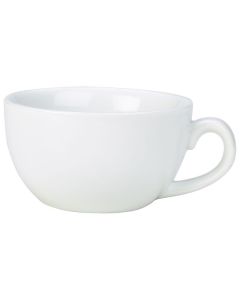 Genware Porcelain Bowl Shaped Cup 34cl/12oz