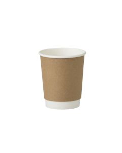 Double Wall Hot Cup - 8oz - Kraft
