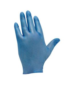 Vinyl Gloves - Blue - Powdered - X Large