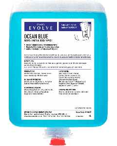 Evans Ocean Blue Hand Soap Cartridge 1ltr
