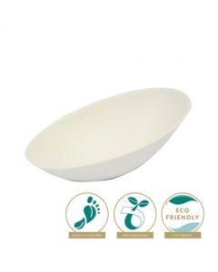 Sugar Cane Small Cocoon Oblong Bowl 500ml