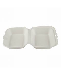 Bagasse Medium Food Box - Compostable (Enviroware)