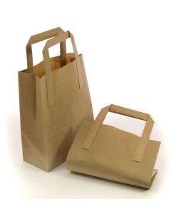 SOS Take Away Bags - Large Brown 10 x 11.5