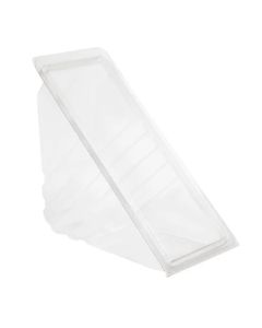 Deep Fill Clear Sandwich Wedge Containers - Hinged Lid