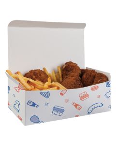 Ssupa Snax - Hot Food Box - 228 x 125 x 78mm