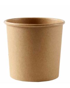 Heavy Duty Soup Containers - Kraft - 26oz