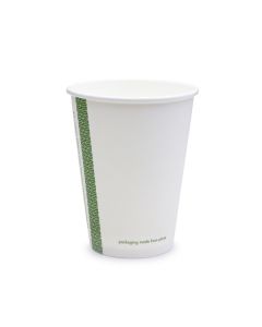 Vegware 12oz white hot cup
