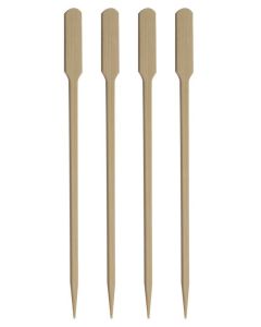 Flat Single Pointed Paddle Shaped Bamboo Skewer 15cm