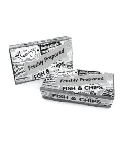 Printed Fish & Chip Box Medium
