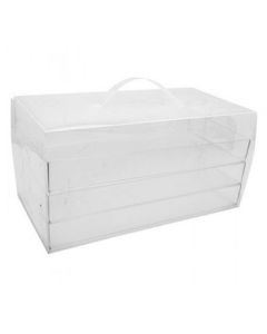 Rectangular Picnic Carry Case - Clear