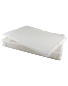 Dough Box 60 x 40 x 7.5cm 14Lt Cap White