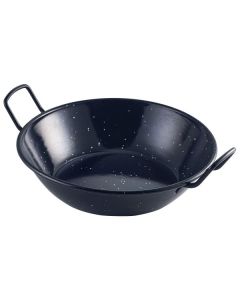 Black Enamel Dish 22cm