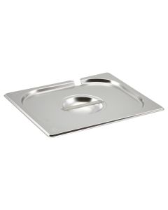 St/St Gastronorm Pan 1/2 - Lid Notched