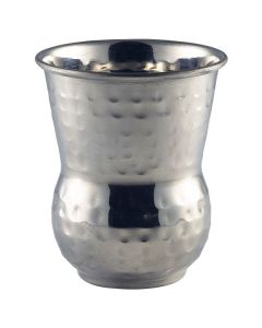 Moroccan Stainless Steel Hammered Tumbler 40cl/14oz