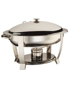 Elia Chafing Dish Oval, S/Steel Cover Large