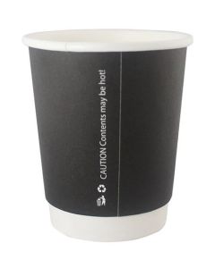 Premium Smooth Coffee Cup - 16oz - Black 