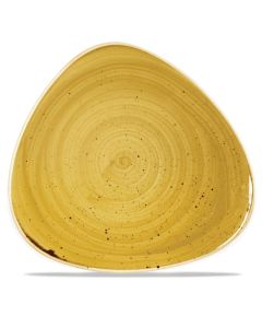 Stonecast Mustard Triangle Plate 31.1cm 12 1/4"