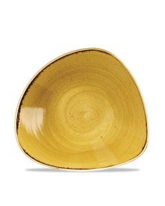 Stonecast Mustard Triangle Bowl 23.5cm 9 1/4" 60cl 21oz