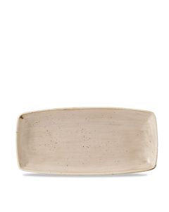 Stonecast Nutmeg Cream Oblong Plate 29.5cm x 15cm 11 3/4" x