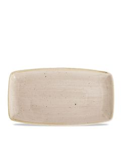 Stonecast Nutmeg Cream Oblong Plate 35cm x 18.5cm 14 x 7 1/4