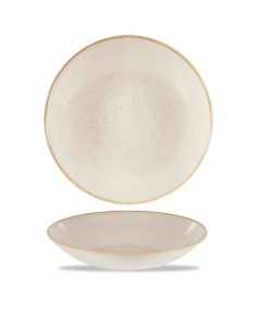 Stonecast Nutmeg Cream coupe bowl 31cm 12" 240cl 84.5oz