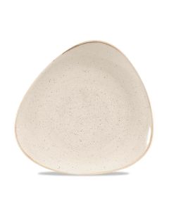 Stonecast Nutmeg Cream Triangle plate 26.5cm 10 1/2"