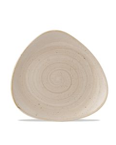 Stonecast Nutmeg Cream Triangle Plate 22.9cm 9"