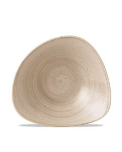 Stonecast Nutmeg Cream Triangle Bowl 23.5cm 9 1/4" 60cl 21oz