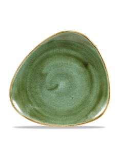 Churchill Stonecast Triangle Plate 19.2cm - Samphire Green