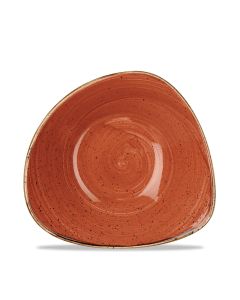 Stonecast Orange Triangle Bowl 23.5cm 9 1/4" 60cl 21oz