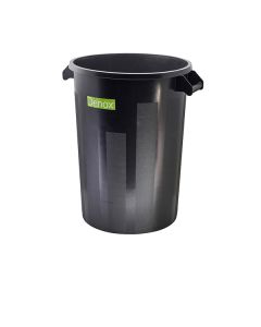 Black Dust Bin 100L