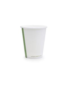 Vegware 8oz white hot cup